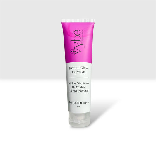 Vybe Instant Glow Facewash – Deep Clean + Oil Control | 80ml