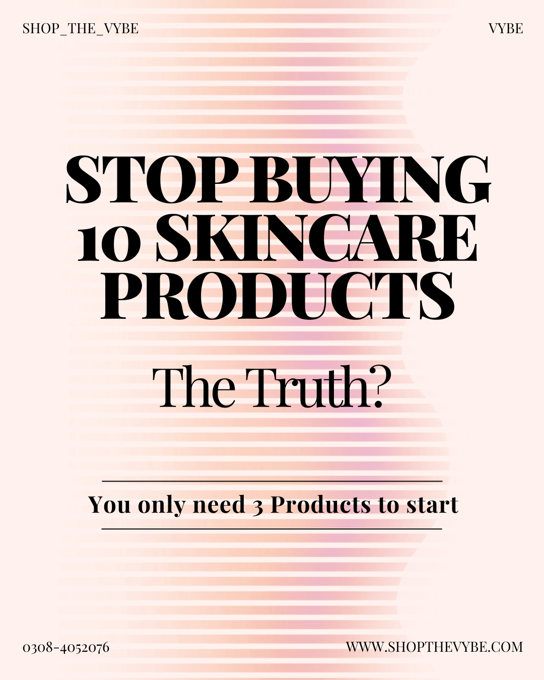 Beginner Skincare Routine Using Only 3 Products (Simple Routine for Clear Skin)