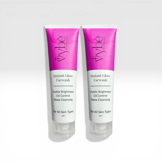Vybe Oil Control Power Pack – 2× Instant Glow Facewash